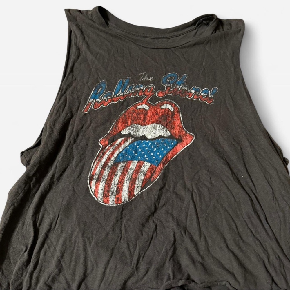 The Rolling Stones Gray Cotton Shirt